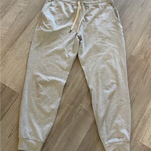 Vuori Light Gray Sweatpants with Drawstring